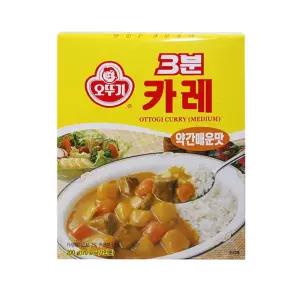 오뚜기 3분카레(약간매운맛)200g 오뚜기 3분카레 즉석카레 오뚜기카레 커리