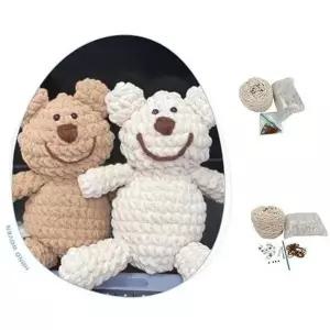 코바늘 인형 키트 코바늘 diy 패키지 어린이 만들기 곰인형 초보