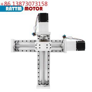 ZBX80 트래블 스트로크 100mm CNC X Y Z 축 리니어 스테이지 모션 액추에이터 크로스 슬라이딩 테이블 Nema
