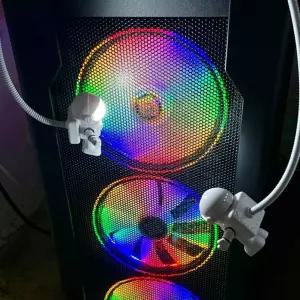 캐릭터조명 수면조명 USB 우주인 자바라 독서등 밤에책읽을때 가볍고편한 독서