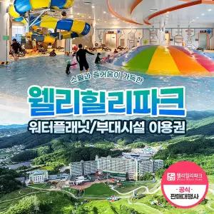 (당일사용불가) 웰리힐리파크 워터파크/부대시설 상시 (~26.11.1)