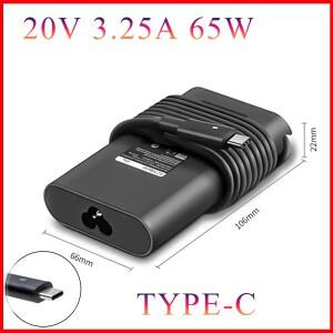 20V 3.25A 65W 노트북 Ac 어댑터 충전기 Dell Latitude 5420 7410 7420 7400 5520 7320 5320 5300 5285 529