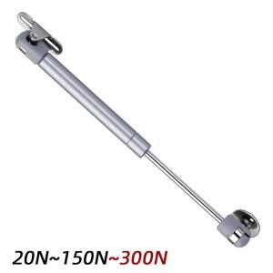 1pcs 압력 20N-300N 가구 경첩 주방 캐비닛 도어 리프트 공압 지원 유압 가스 스프링 스테이 홀드 도구 가