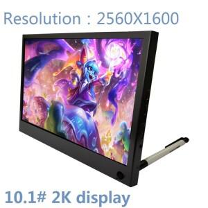 10.1인치 2.5K 게임 모니터링 PS45xbox360 라즈베리 파이 회의실 데스크탑 LCD 화면 IPS 전체 시야각