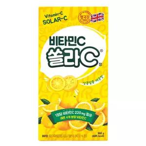 쏠라C 레몬맛 80정 씹어먹는 비타민C