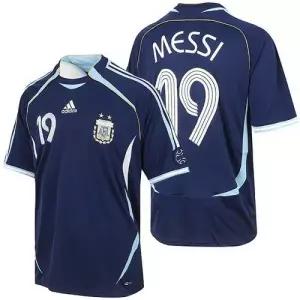 아디다스 아르헨티나 2006 리메이크 어웨이 저지 유니폼 MESSI 19 마킹 (JN3709-US)