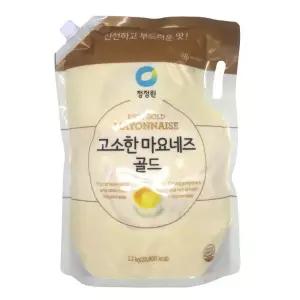 청정원 고소한 마요네즈 골드 스파우트 3.2kg 4개
