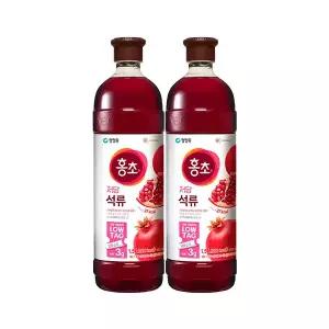 청정원 홍초 석류 저당기능성 1.5L, 2개