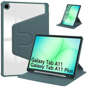 삼성 갤럭시 탭 A11 8.7인치/A11+/플러스 2025 케이스 스마트 회전 커버 펜슬 포함 SM-X130 태블릿