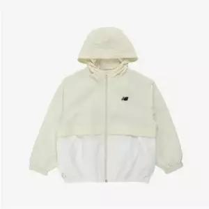 뉴발란스키즈 배색 후드 바람막이 NK9AGC302U(39)Ivory