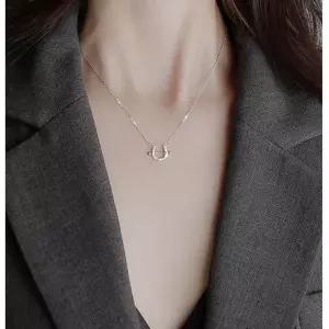 [하프클럽/]써지컬악세사리 주얼리 펜던트 써지컬목걸이 실버 말굽목걸이
