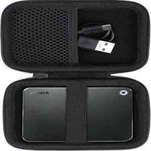 Aenllosi Storage Case Compatible with KIOXIA SSD External 480GB USB3.2 Gen2 Only 경질 EVA 쉘 충격