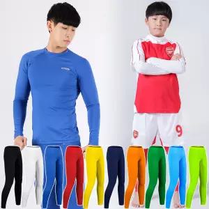 아동 유소년 축구 이너웨어 태클팬츠 유니폼 타이즈 기능성 긴팔 내의 내복 발열 보온 언더레이어 야구 농구 풋살