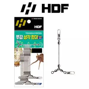 [해동 HDF] HA-1840 쭈갑 삼각편대 덕용 고강도 라운드 스냅 쭈꾸미 낚시 채비
