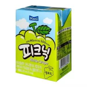 피크닉 청포도 200ml 24팩 탕비실 음료수 간식