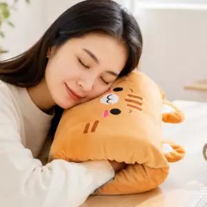 팔넣는 낮잠베개 책상낮잠쿠션 엎드려자는베개 손목편한 캐릭터쿠션