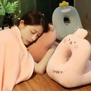 폭신폭신 귀여운 동물 캐릭터 낮잠쿠션 등쿠션 팔쿠션