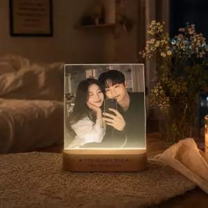 커스텀 무드등 주문제작 아크릴 조명 UV프린팅 인쇄 사진 로고 캐릭터