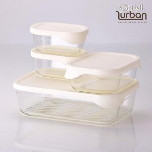 (온누리) [쉬젤] 러반 오븐 내열 글라스밧드 직사각 4종세트 (2,500ml*1EA+930ml*1EA+370ml*2EA)