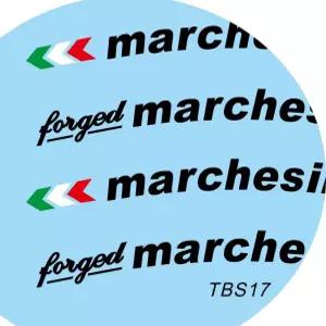 TBS17 8 스티커 Marchesini 휠 림 클리어 블랙과 호환되는 오토바이용