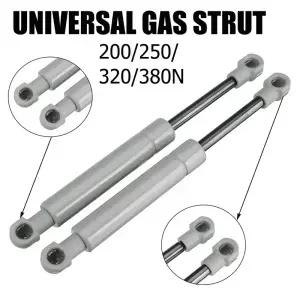 2pcs 200/250/320/380N 195mm 자동차 스트럿 바 RV 침대 창 버스 캐러밴 용 스프링 후드 지원 막대 충격