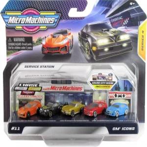 마이크로 머신 2021 시리즈 4 월드 팩 11 GM 콘 ZR1 콜벳 폰티악 트랜스 암 63 스플릿 윈도우 IROC-Z