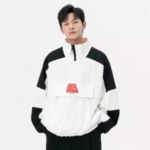 남성 목집업 기모안감 아노락형 맨투맨 DMG-JUK-QOH02714316