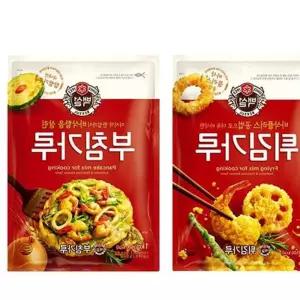쿨샵 백설 부침가루 튀김가루 1kg 바삭한 전 명절음 튀김요리 전만들기 yhA3812