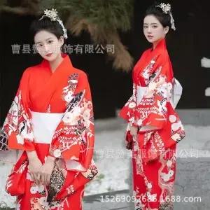 여신 스타일 학생 사진 예술 전통 기모노 스튜디오 촬영 드레스