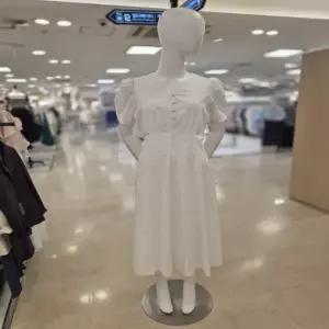 [로엠] 코튼 아일렛 롱 원피스 RMOWG25R14