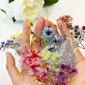 50pcs 꽃 식물 스티커 핸드 텐트 DIY 스틱 라벨 Scrapbooking 재료 저널 용품 투명 애완 동물