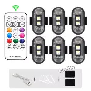 LED 플래시 포 무선 라이트 항공기 비행기 헬리콥터 자전거 RGB 경고등 액세서리
