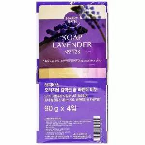 [알티피아]해피바스 오리지널 컬렉션 솝 라벤더 비누 90g x 4개입