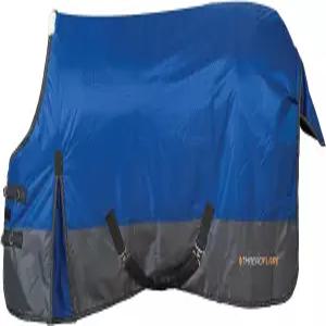 Weaver Leather 턴아웃 말 담요 스레드플레어 600D 대즐링 블루 81인치