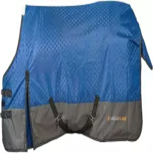 Weaver Leather 턴아웃 말 담요 스레드플레어 1200D 대즐링 블루 84인치
