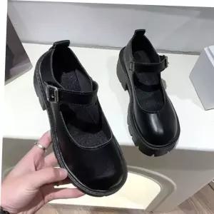 여자신발브랜드 데일리 여자 통굽 펌프스 구두 메리제인 슈즈