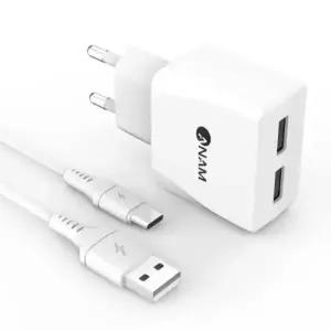 고속충전 USB 2포트충전기 2.1A 듀얼 충전기 C핀