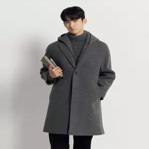 빈폴 멘 울 후드 코트 애쉬 BC5Y30C244 5702294