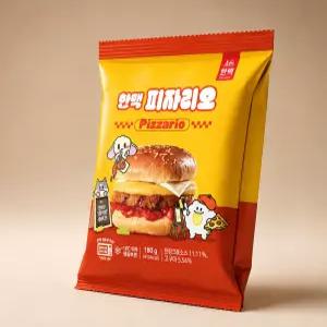 한맥 햄버거 식사대용 피자리오 참맛있는 180g 5봉