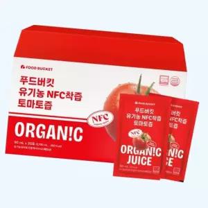 푸드버킷 물없이 갈아만든 착즙NFC 유기농토마토즙 30포 1개 5115224
