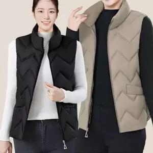 패딩 가을 겨울 수면조끼 경량 여성 여자 퀼팅 베스트