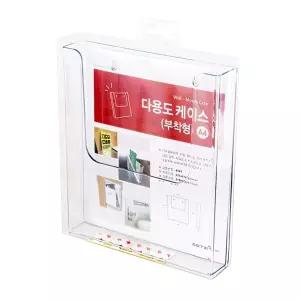 수납함 케이스 부착형 A4 전단지 카다로그 잡지 팜플렛 아크릴 수납 꽂이