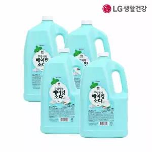 LG생활건강 퐁퐁 주방세제 베이킹소다 3L 4개 141375