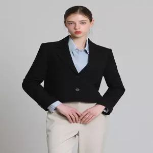 [리스트][리스트(LIST)] 미니멀 크롭 셋업 재킷 (택가격278000원)