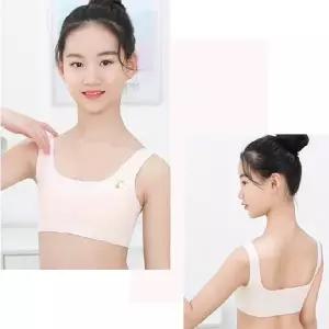 초등 학생 브라 스포츠브라 브라렛 이너웨어 주니어 심리스 브라 중학생 노와이어 캐미솔 무봉제 편안한