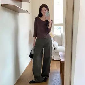 [코코블랑] 하우스 카고 포켓 와이드 팬츠