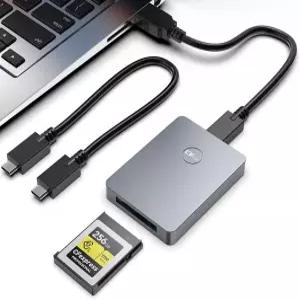 CFexpress B형 카드 리더기 USBC에서 USBC/USBA로 업그레이드된 메모리 USB3.1 Gen2 10Gbps 전송 속도 지원