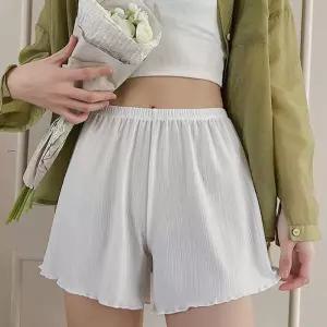 여성 속바지 신축성 시원한 통기성 여름 썸머 데일리 교복 보정 드로즈 5부레깅스 뱃살 골반 면레이스 살색