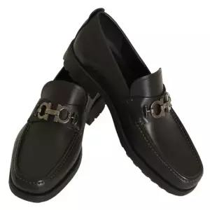 페라가모 FERRAGAMO 로퍼 DAVID 0671792 NERO 남성 로퍼