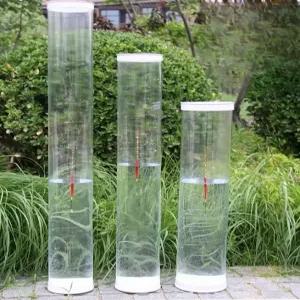 민물낚시 찌통 찌케이스 80cm 투명 직경 수조통 높이 민물 11cm 아크릴 원형
